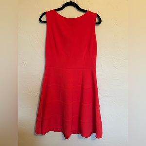 A-line Lela Rose Red Knee-length dress